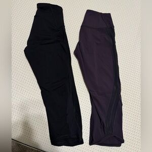 Lot of 2 lululemon capris size 4